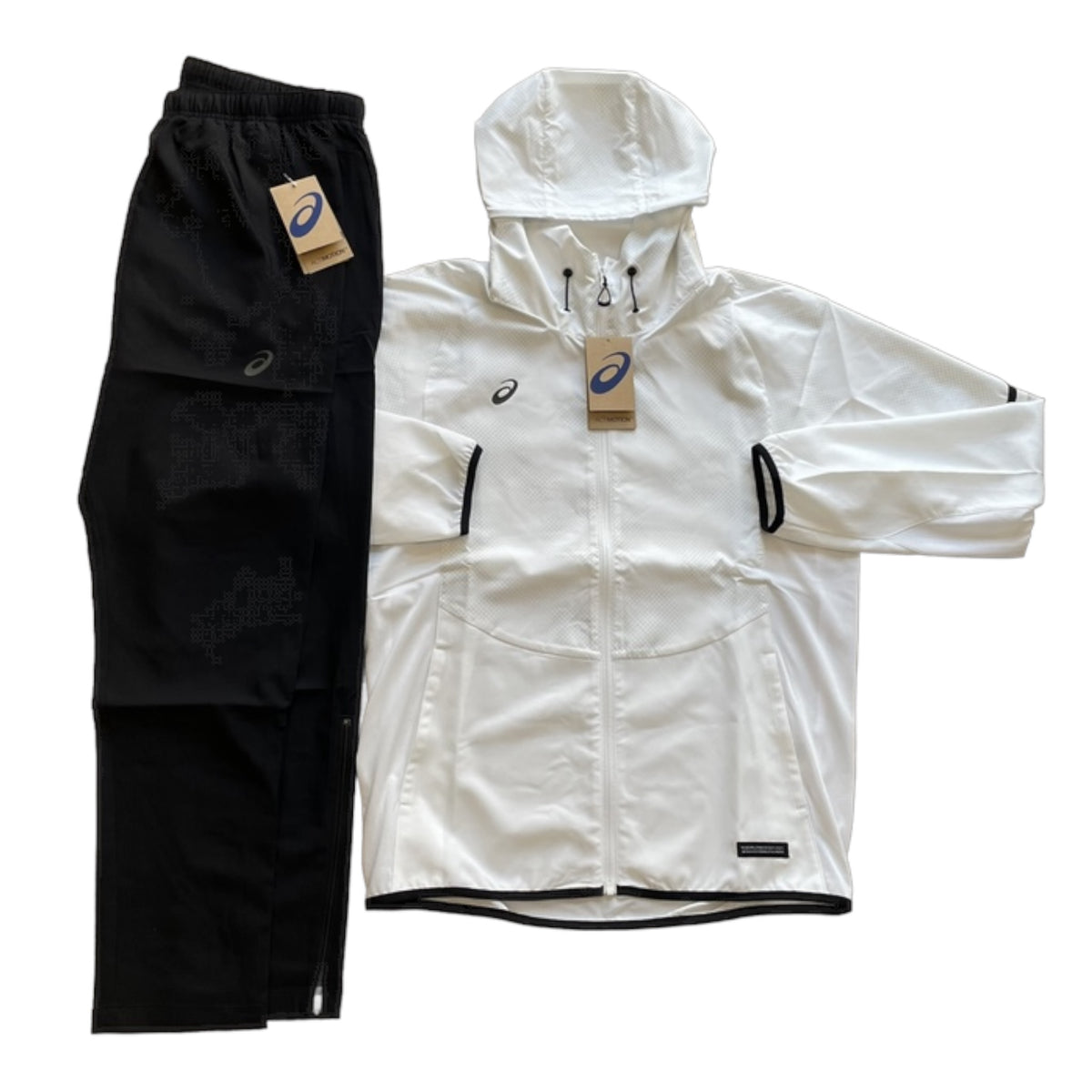 Asics White Distorted Tracksuit