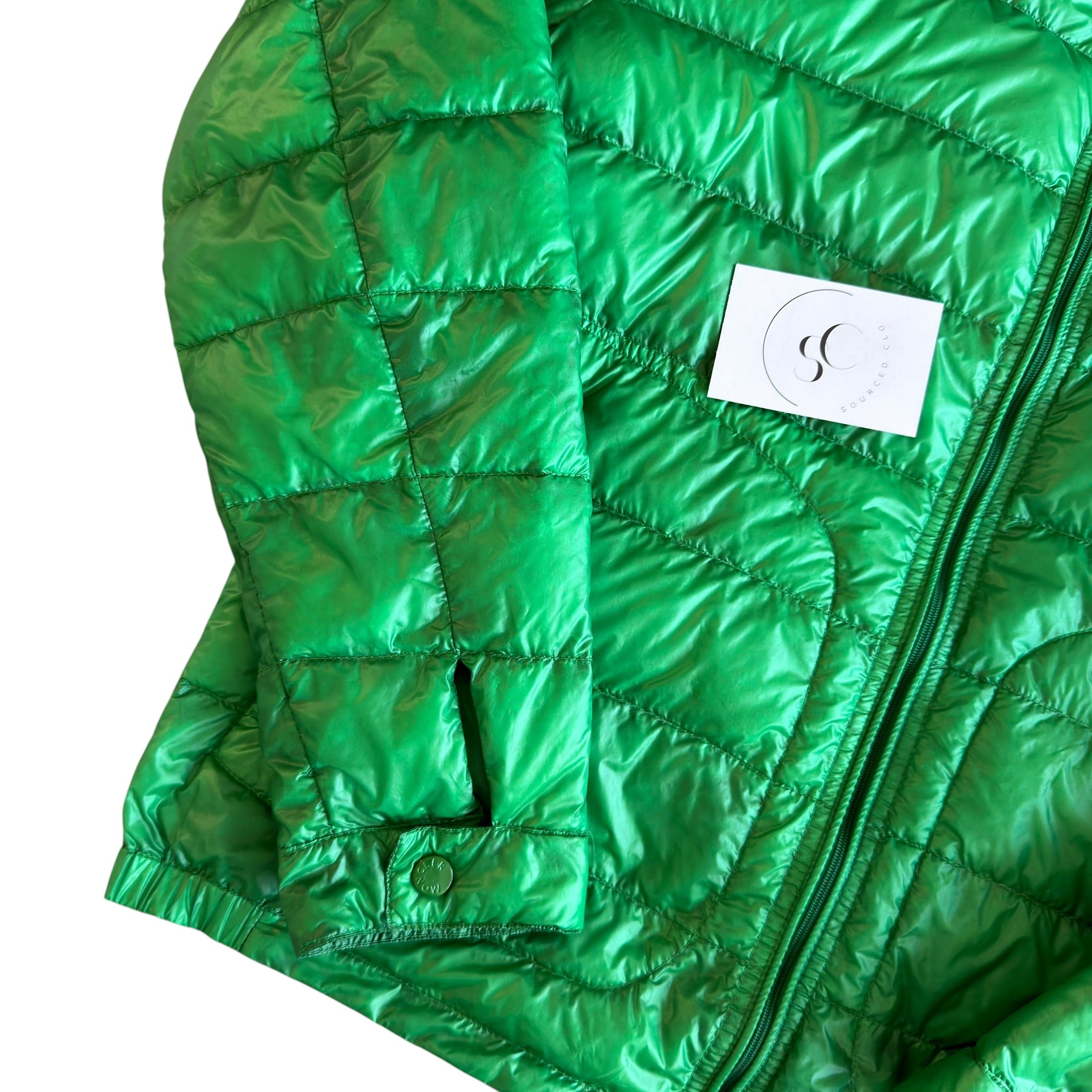 Moncler Green Acorus Down Jacket