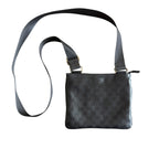Gucci Black Nylon Imprimé Messenger Bag