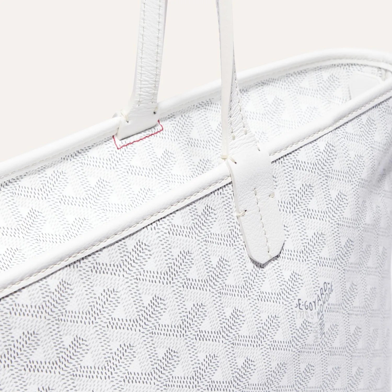 Goyard Artois PM Bag White