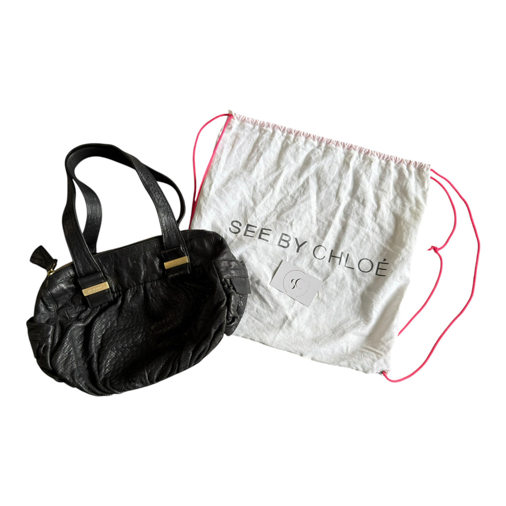 See By Chloé Black Leather Handbag