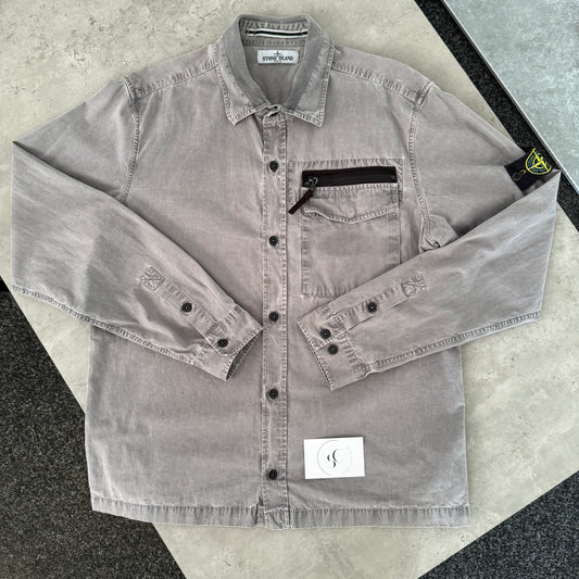 Stone Island Grey Dye Overshirt