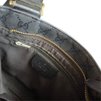 Gucci Black Nylon Imprimé Messenger Bag
