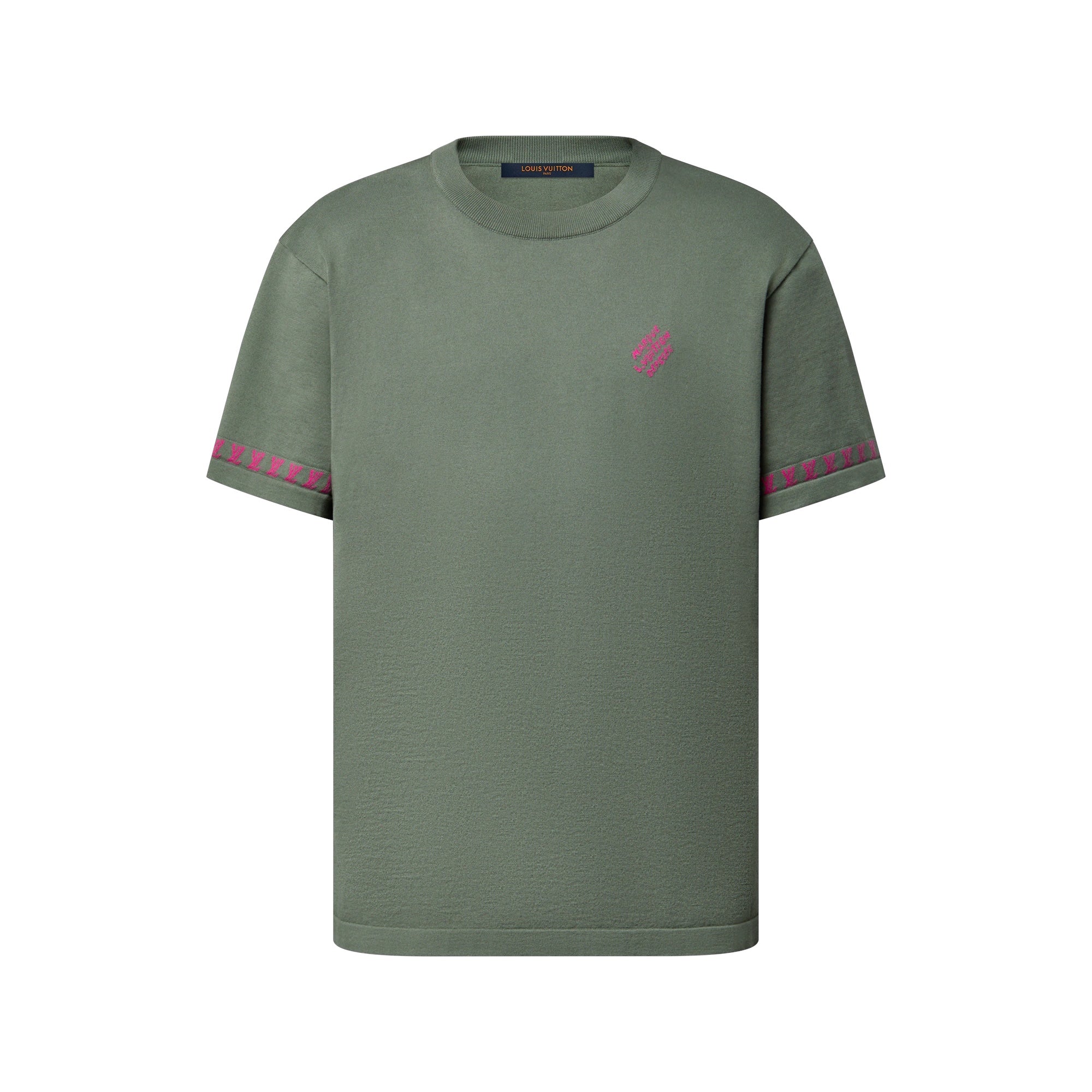 Louis Vuitton Green Signature Logo T Shirt