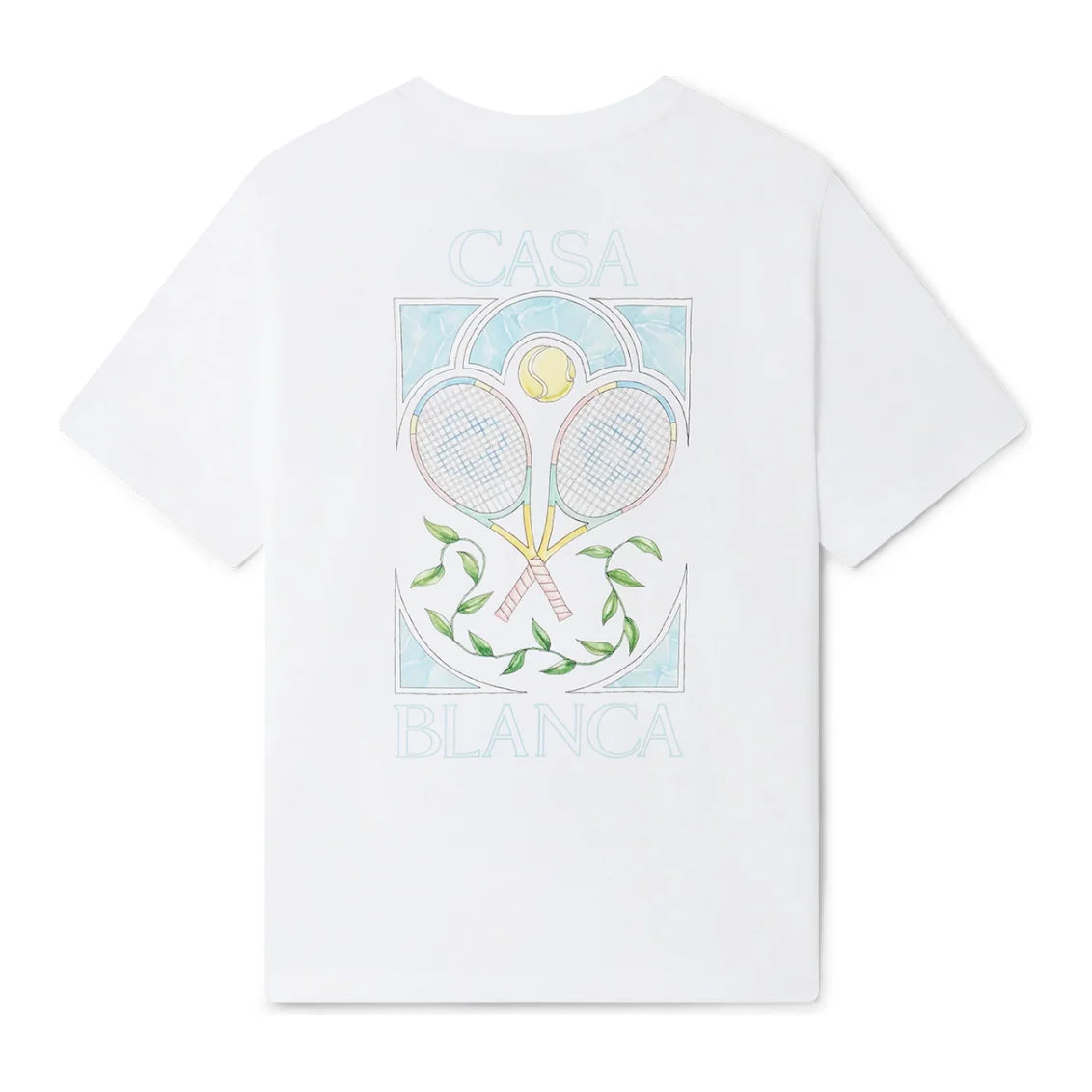 Casablanca Tennis Pastelle White T Shirt