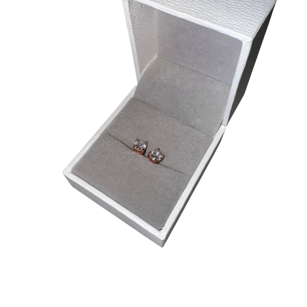 Rose Gold Diamond Earring
