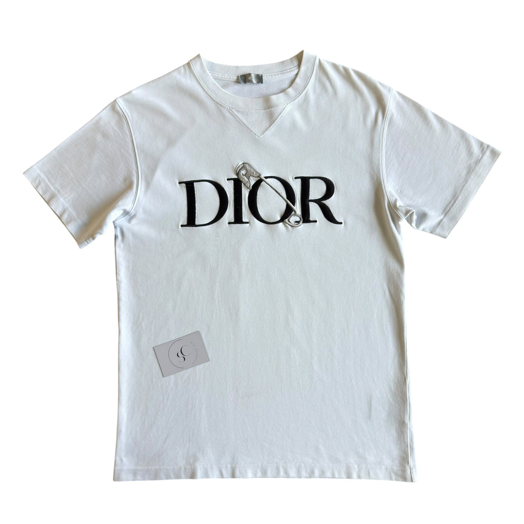 Dior x Judy Blame Pin Logo T Shirt