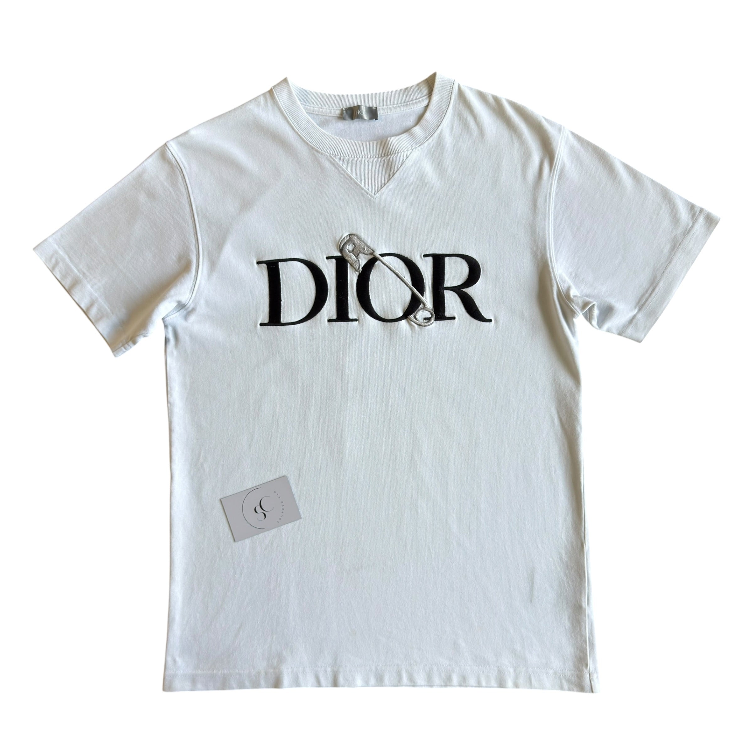 Dior x Judy Blame Pin Logo T Shirt