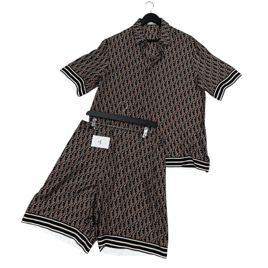 Dior Silk Oblique Short Set