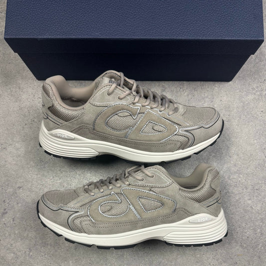 Dior Grey Suede B30 Trainers