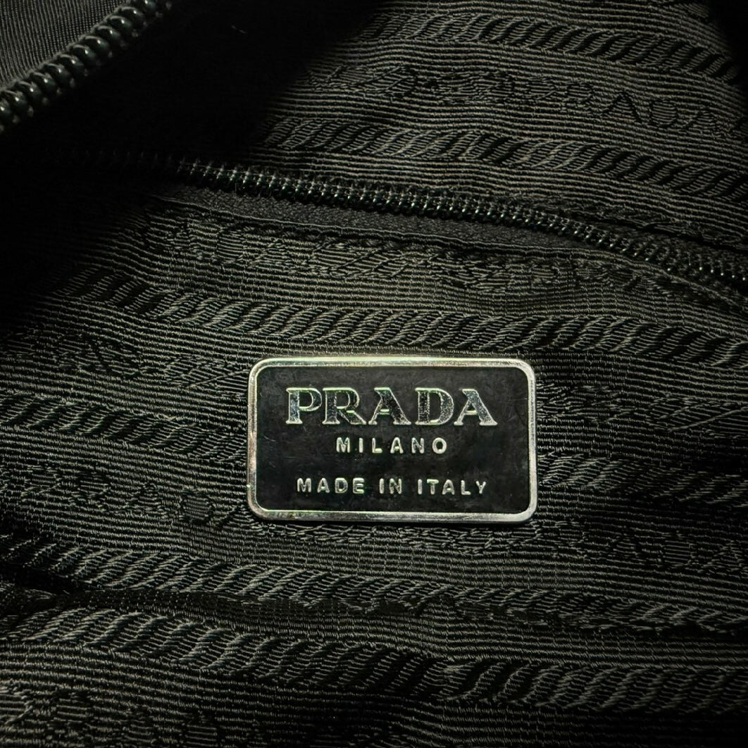 Prada Black Nylon Side Bag