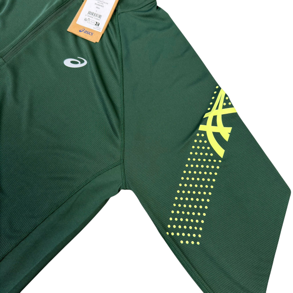 Asics Forest Green Icon Half Zip Sweatshirt