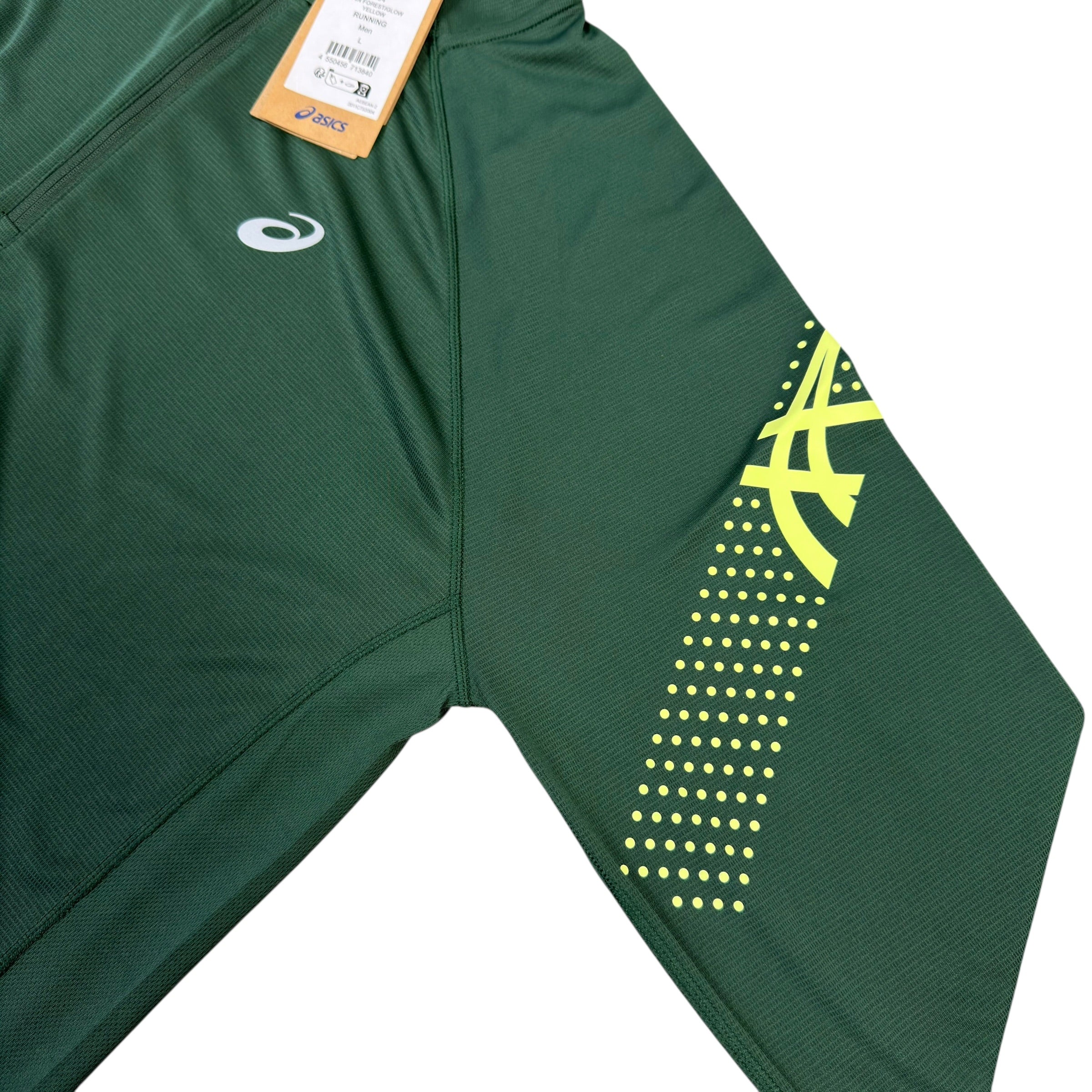 Asics Forest Green Icon Half Zip Sweatshirt