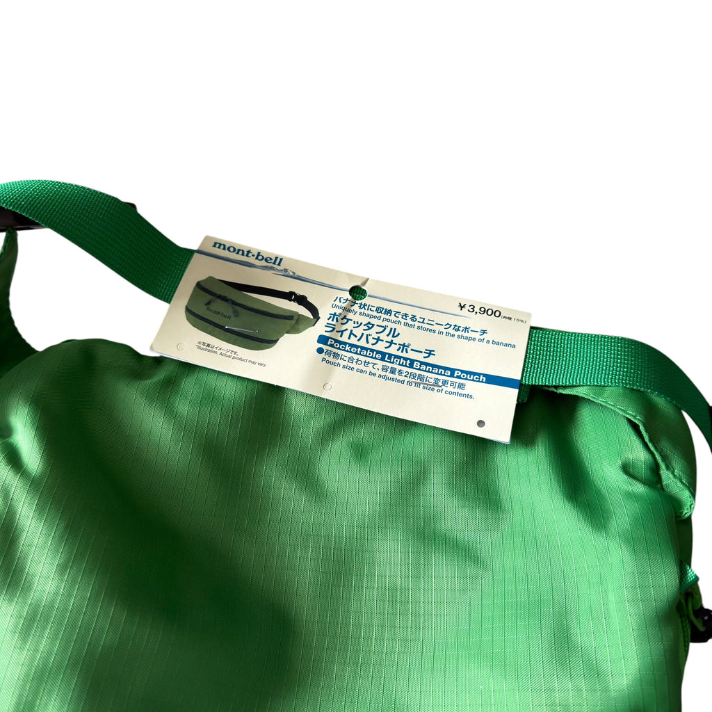 Montbell Green Banana Pouch Waistbag