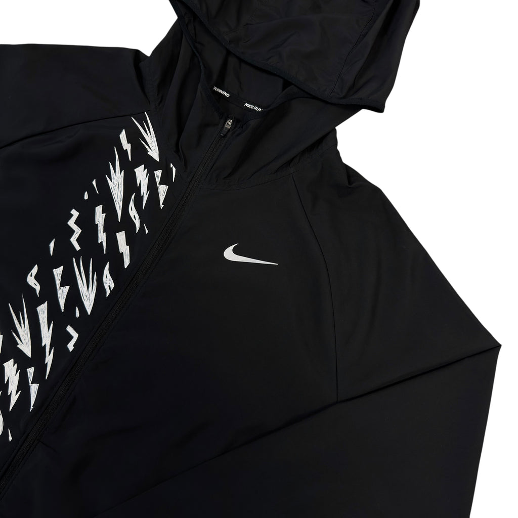 Nike Black Bolt Repel Running Windbreaker