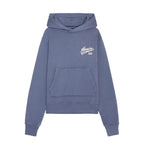 Amiri Blue Distressed 22 Logo Hoodie