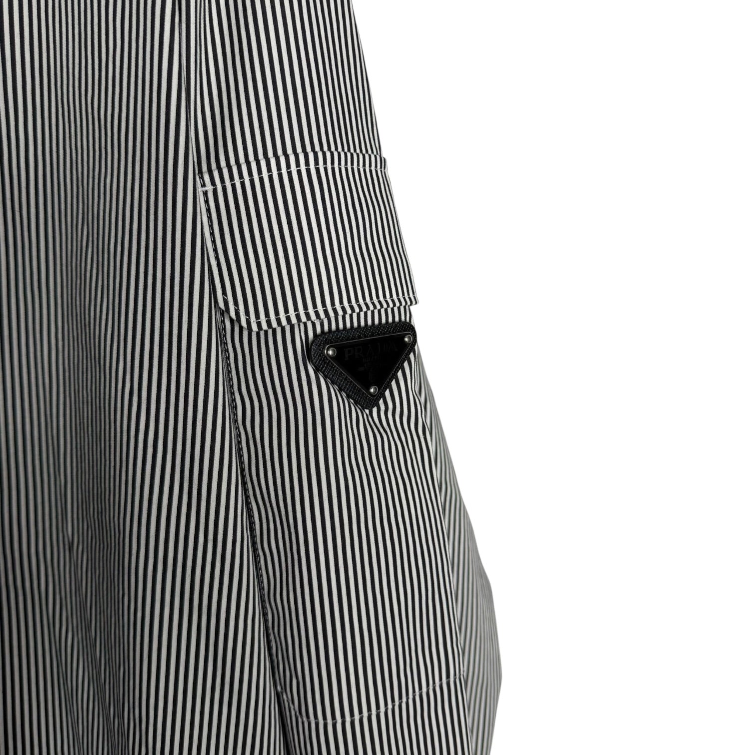 Prada Grey Zip Overshirt