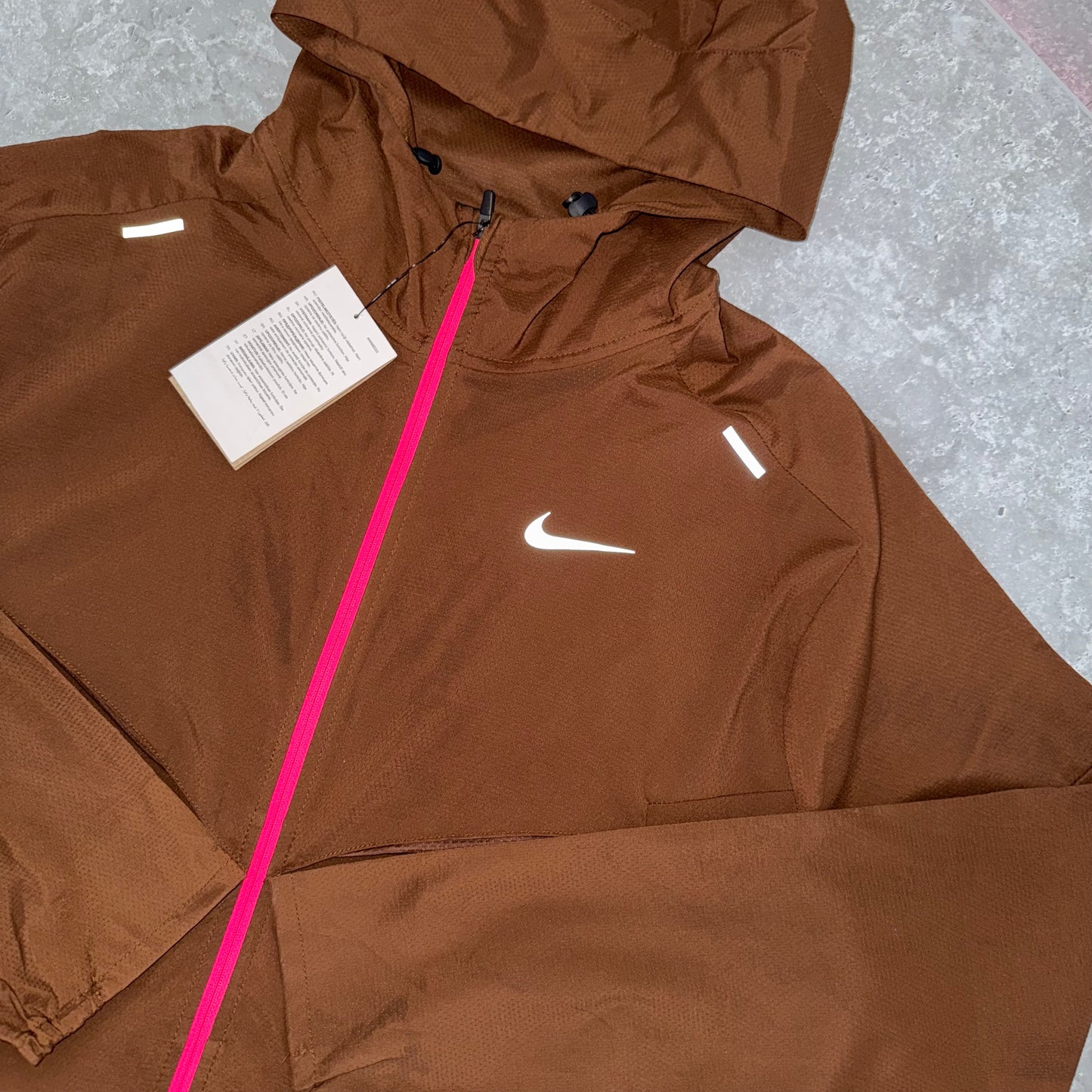 Nike Brown UV Repel Sample Windbreaker