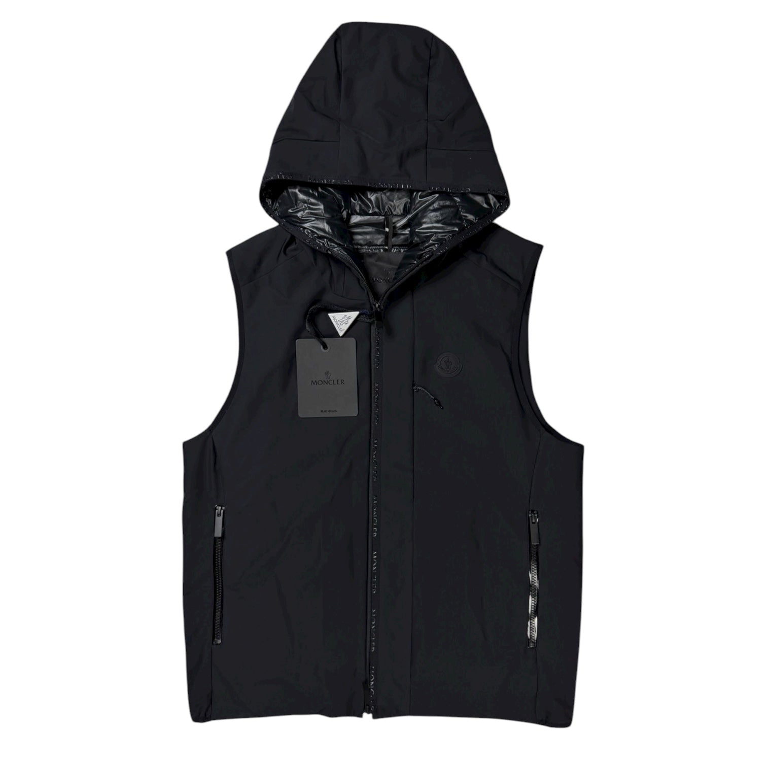Moncler Allier Black Hooded Vest