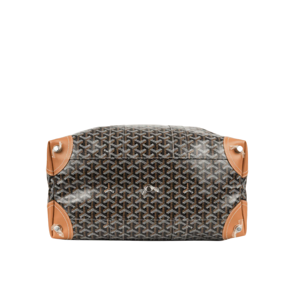 Goyard Bowling 45 Bag Black Tan