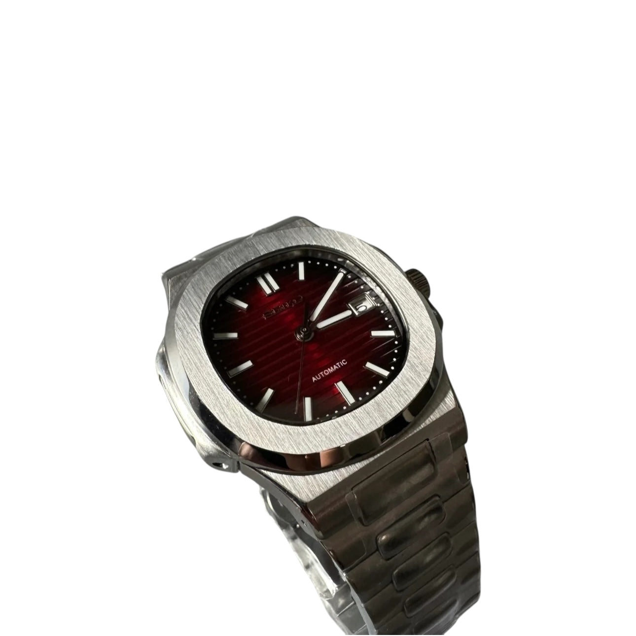 Seiko Mod Nautilus PP Red Watch (PRE ORDER)
