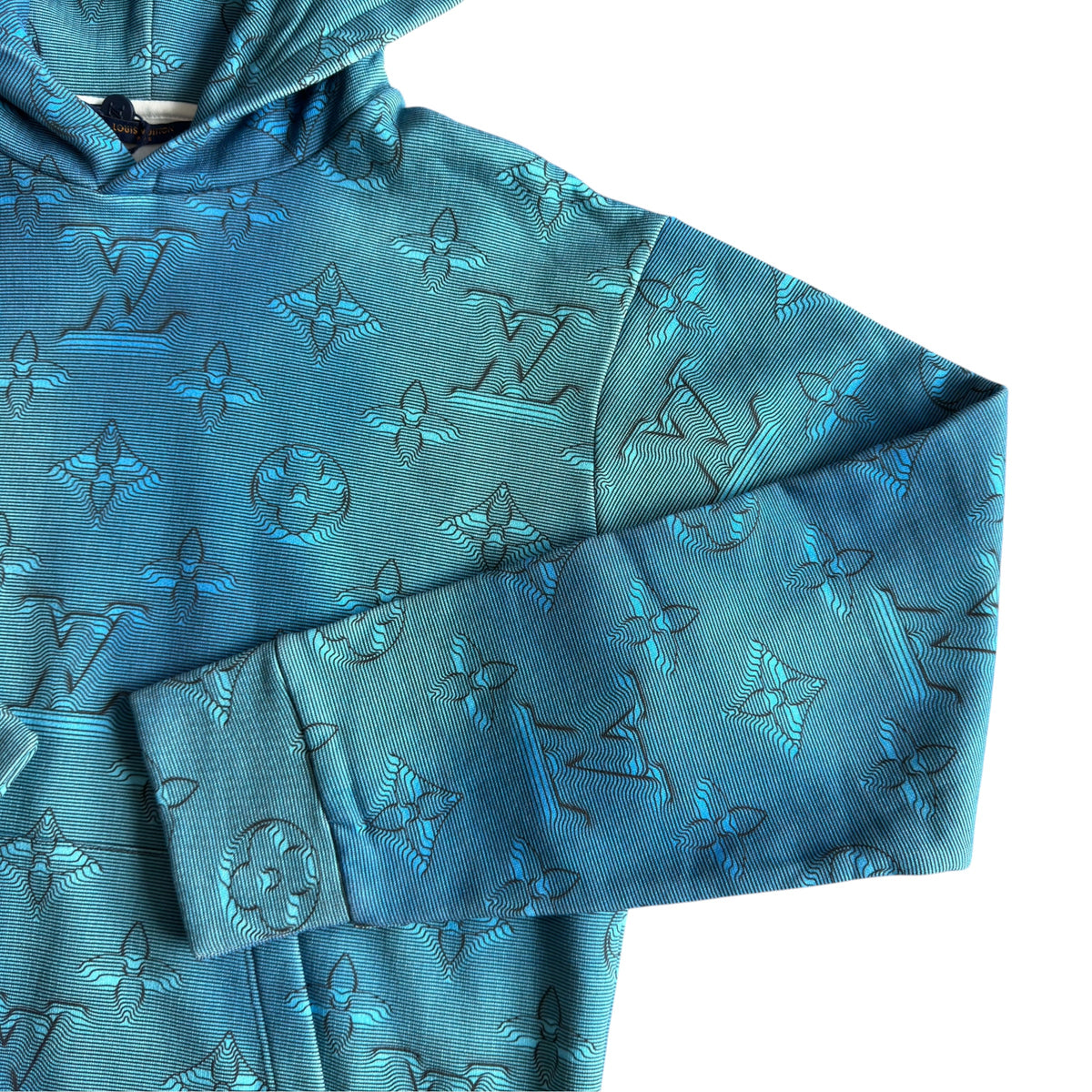 Louis Vuitton Intarsia 2054 Blue Hoodie