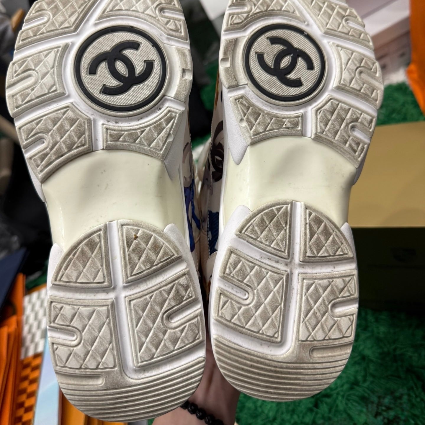 Chanel Graffiti Runners