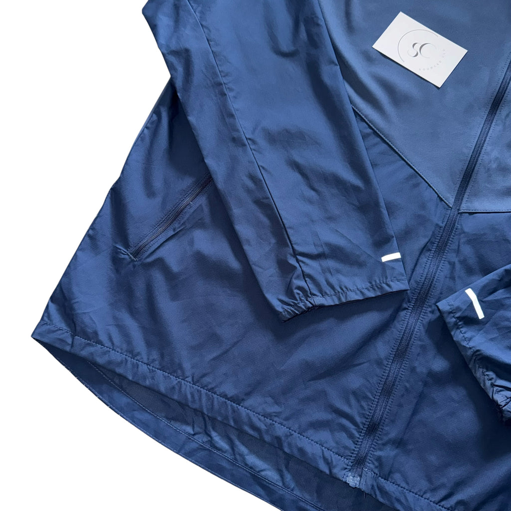 Nike Navy Running Division Grid Windbreaker