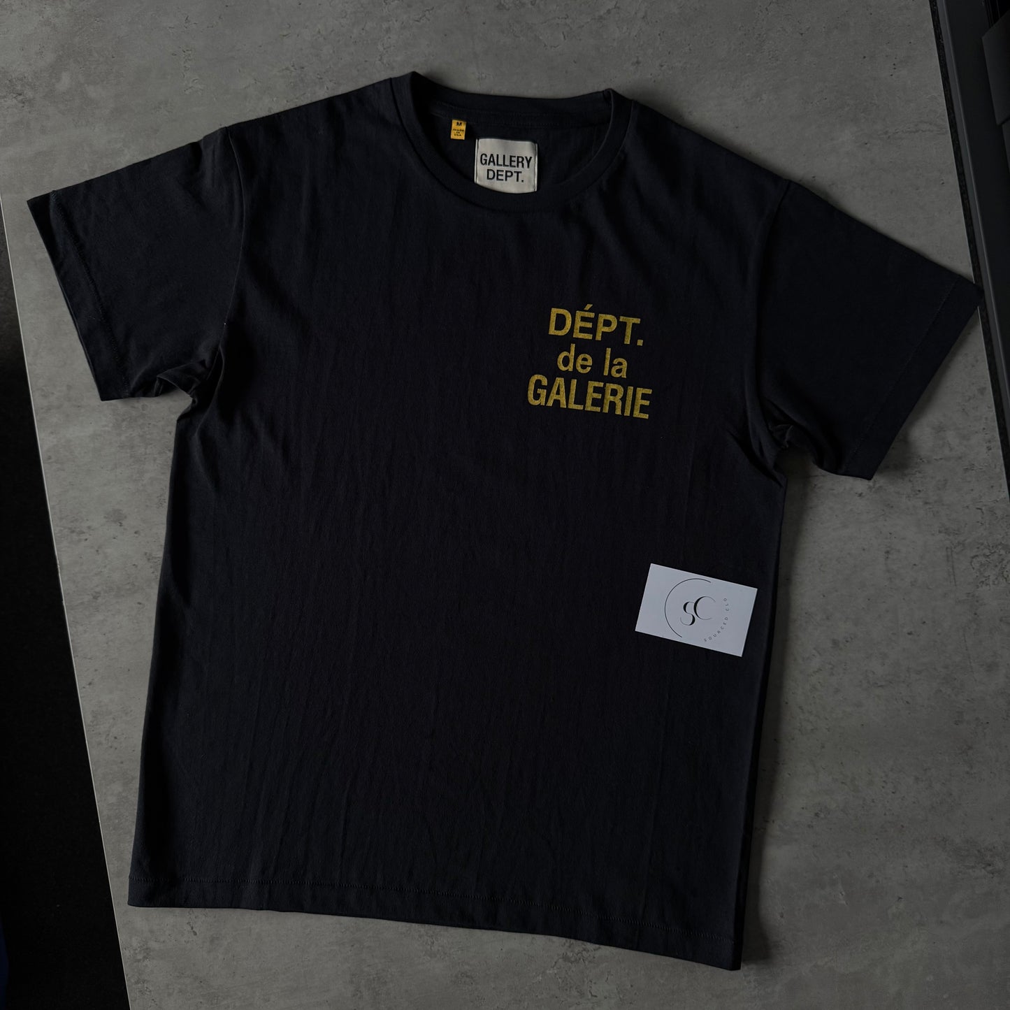 Gallery Dept Black Logo T Shirt