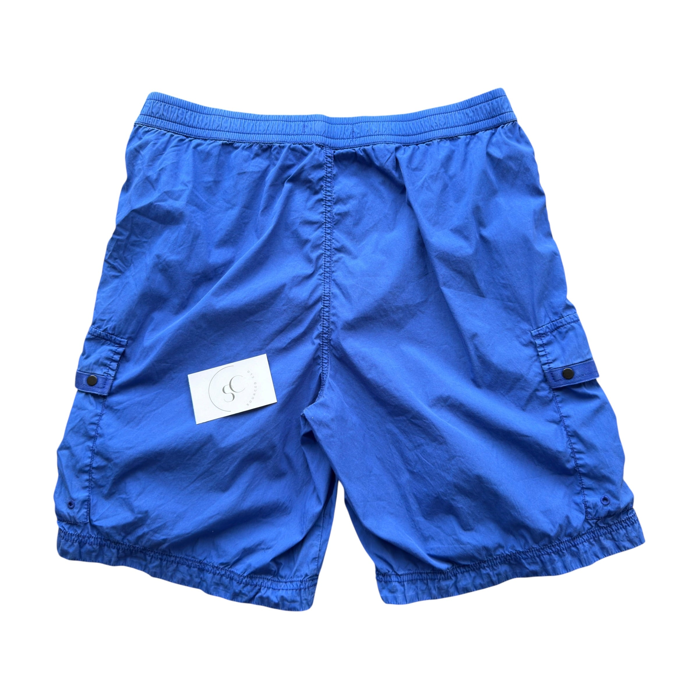 Stone Island Blue Cargo Shorts