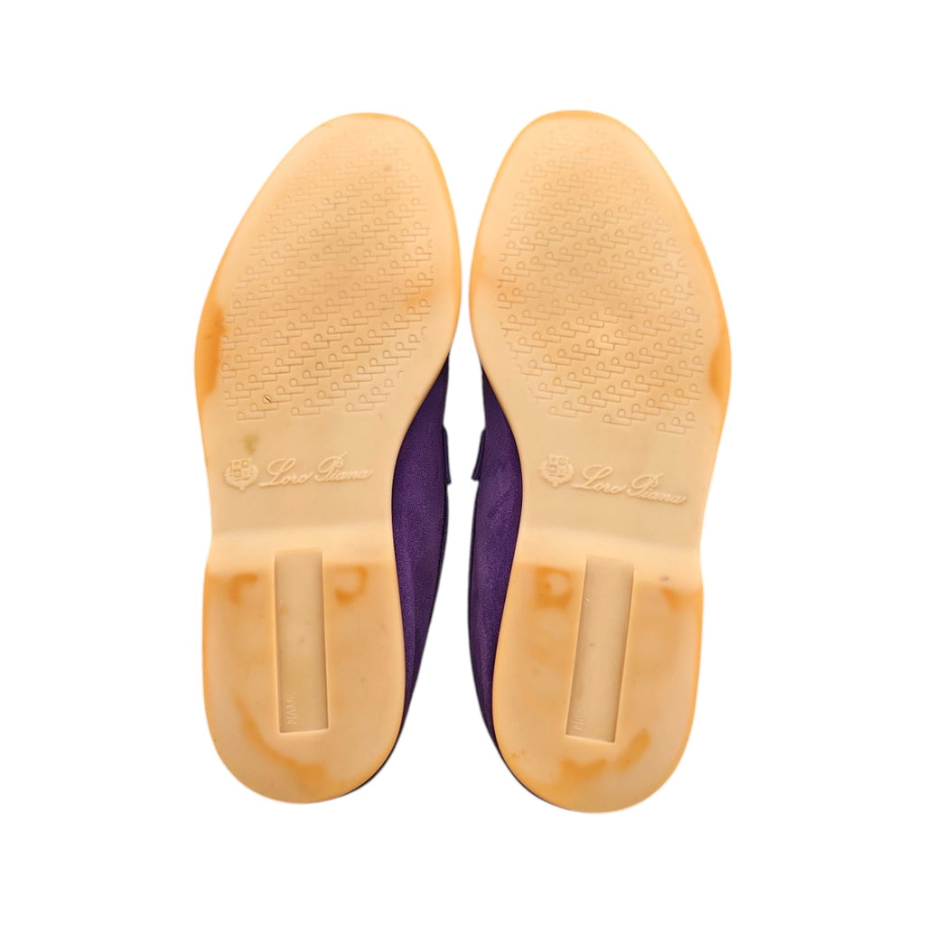 Loro Piana Purple Suede Summer Walk Loafers (PRE ORDER)