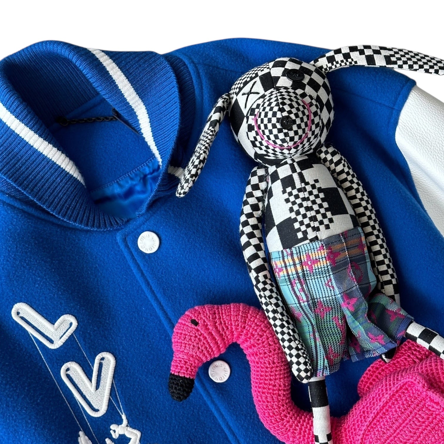Louis Vuitton Blue & White Puppet Varsity