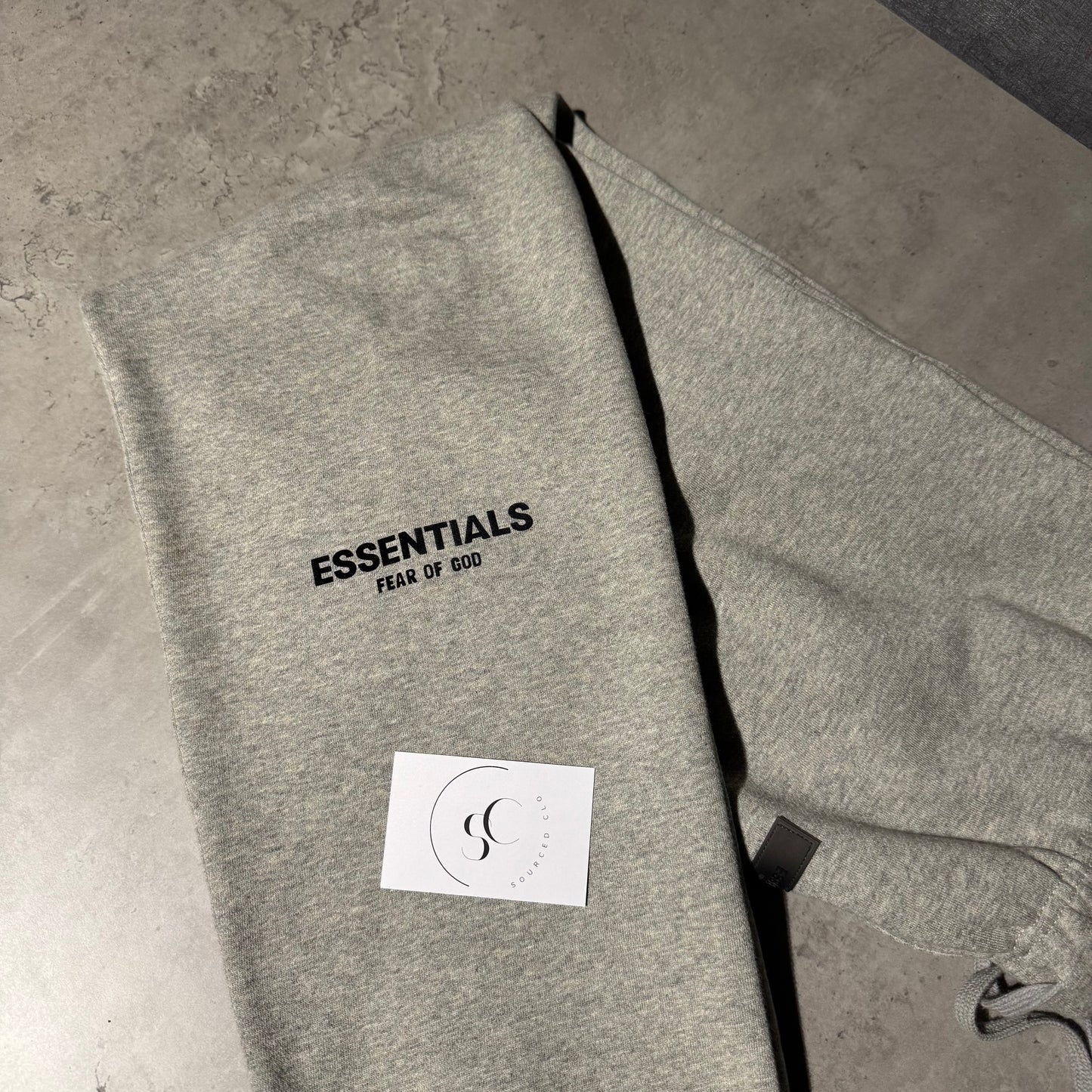 Essentials Fear Of God Dark Oatmeal Bottoms