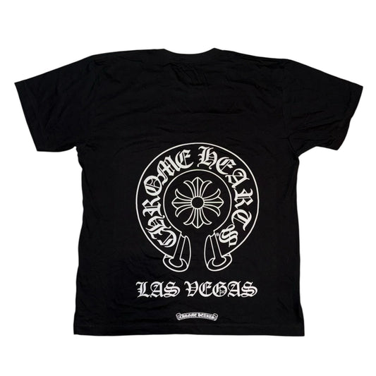 Chrome Hearts Las Vegas Black Logo T Shirt (PRE ORDER)