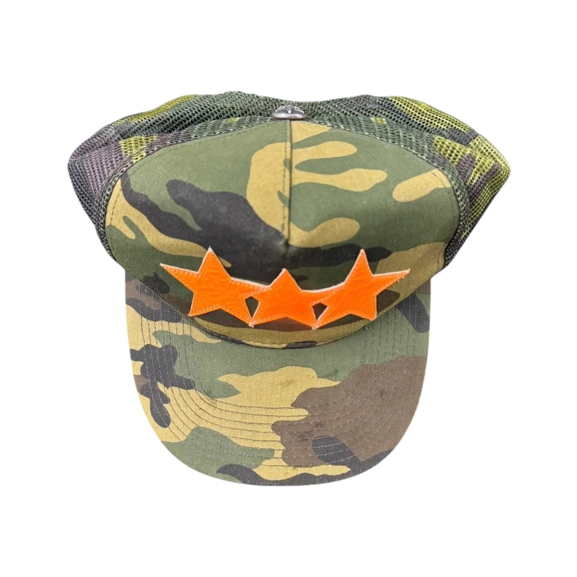 Chrome Hearts Leather Triple Star Logo Cap (PRE ORDER)