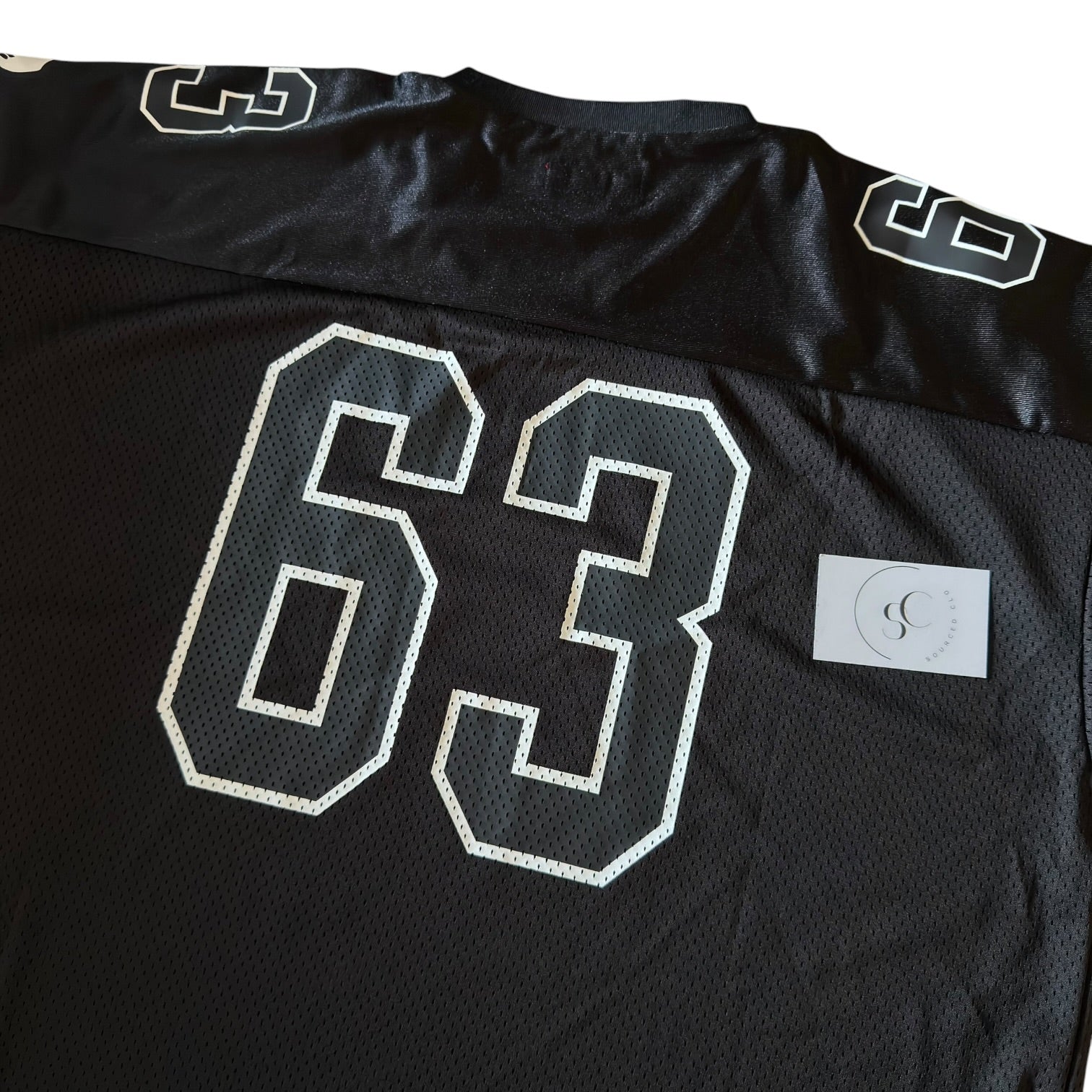 Supreme Black Bones Football Jersey