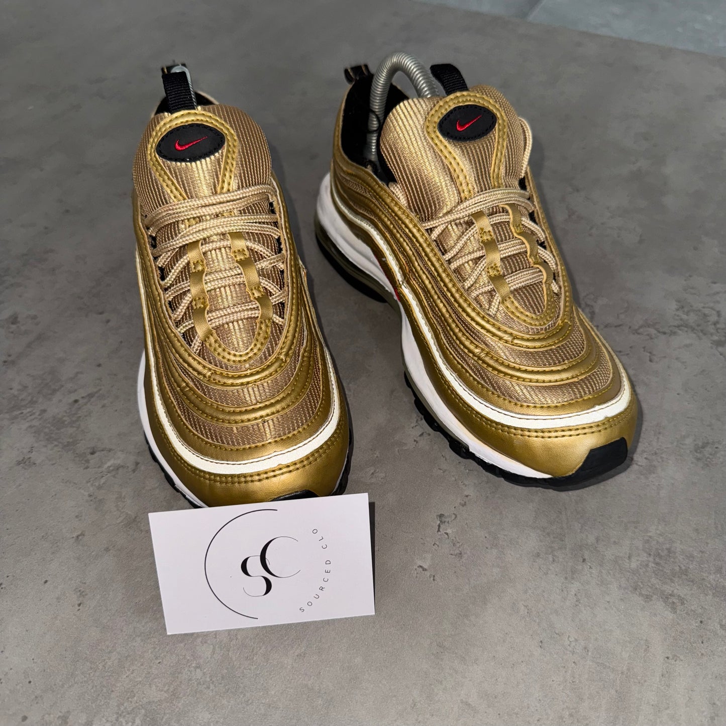 Nike Metallic Gold Air Max 97 Trainers