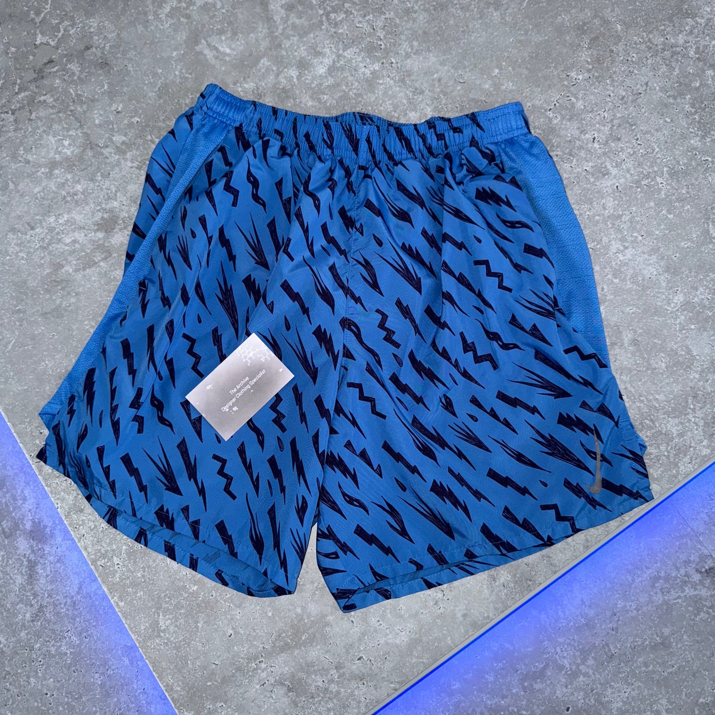 Nike Blue Bolt Pattern Shorts
