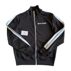 Palm Angels Black Zip Track Jacket