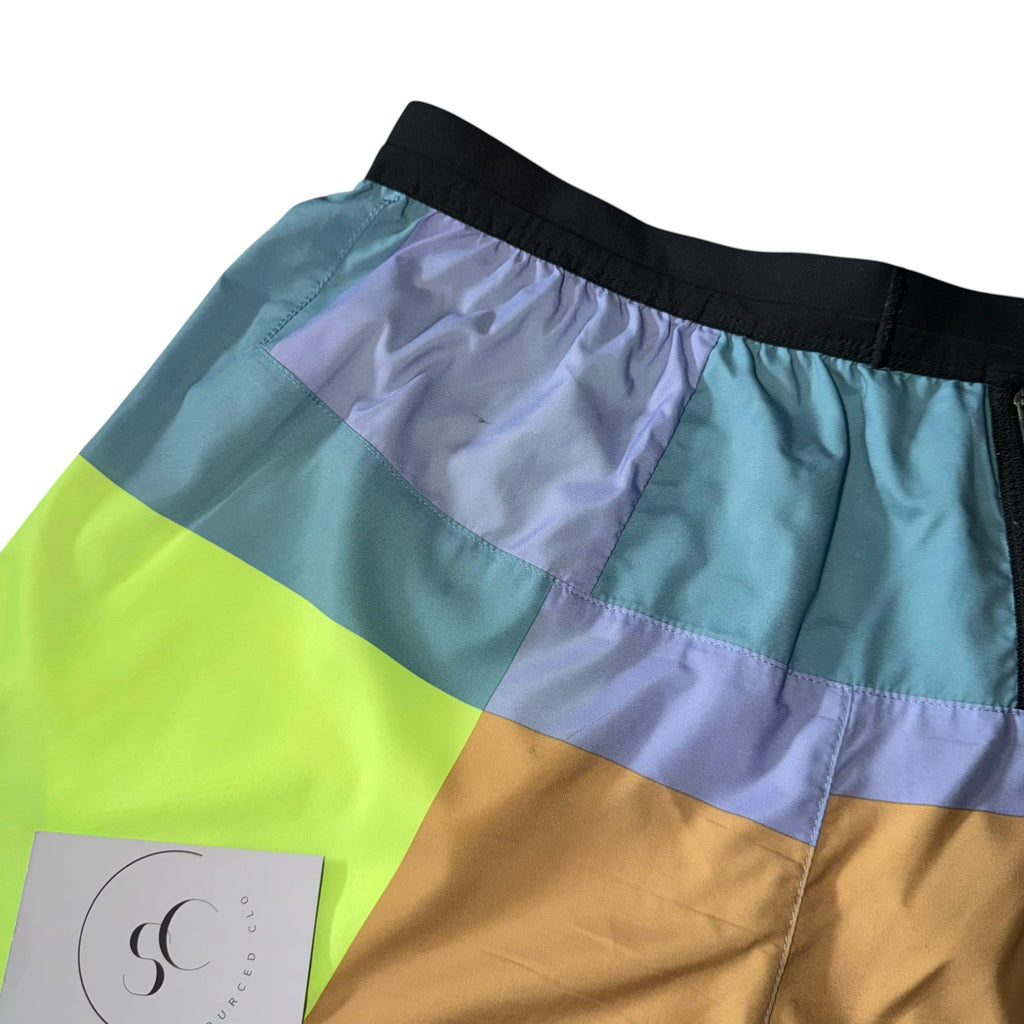 Nike Wild Run Green Panel Shorts