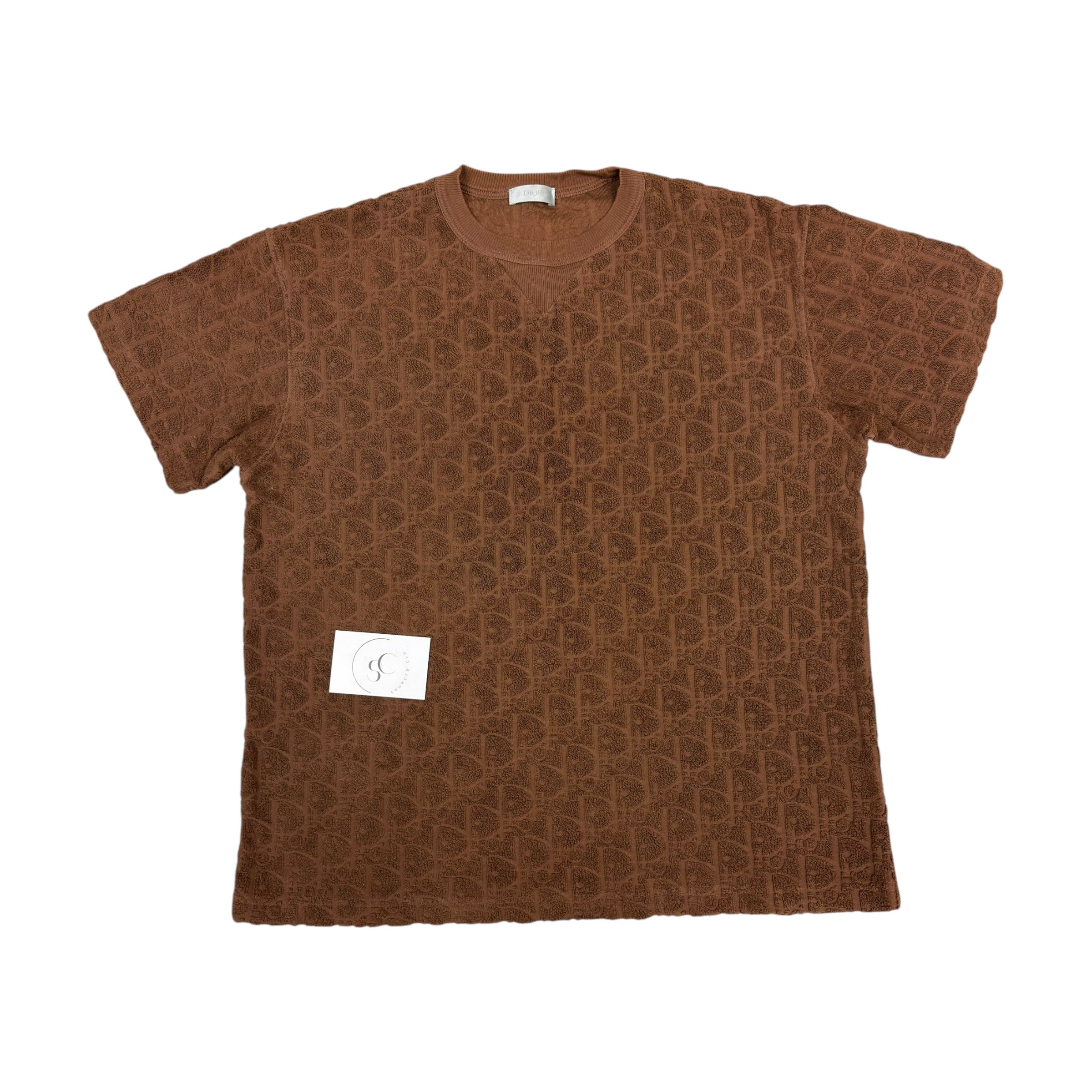 Dior Brown Oblique Towel T Shirt