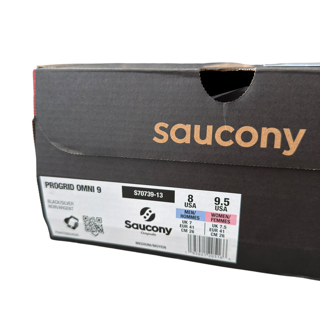 Saucony Pro Grid Silver Grey Omni 9 Trainers