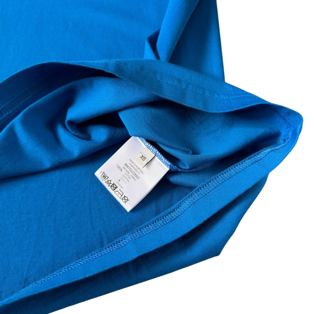 Givenchy Oversize Address Blue T Shirt