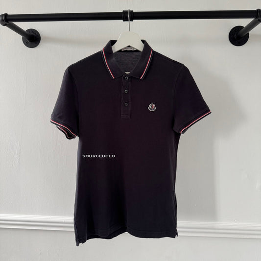Moncler Black Polo Shirt
