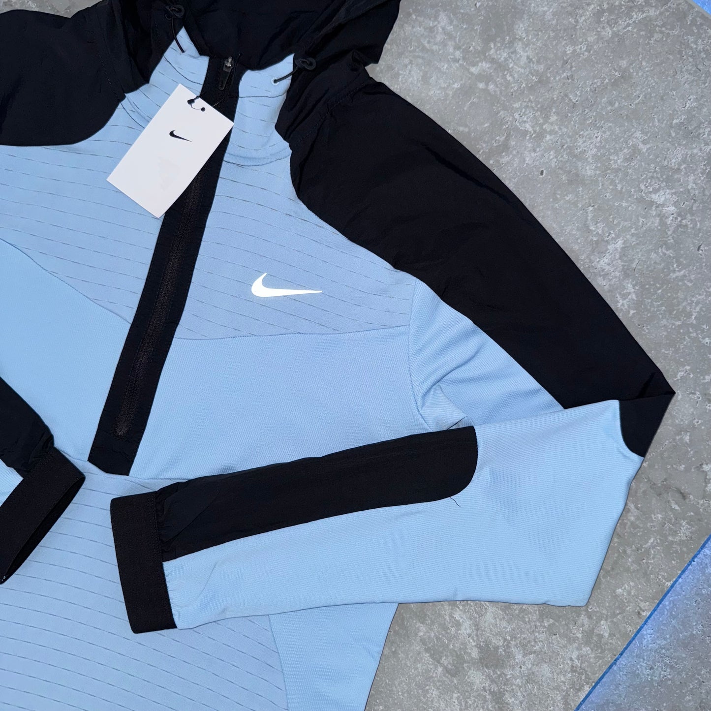 Nike 1/4 Blue Performance Zip Jacket