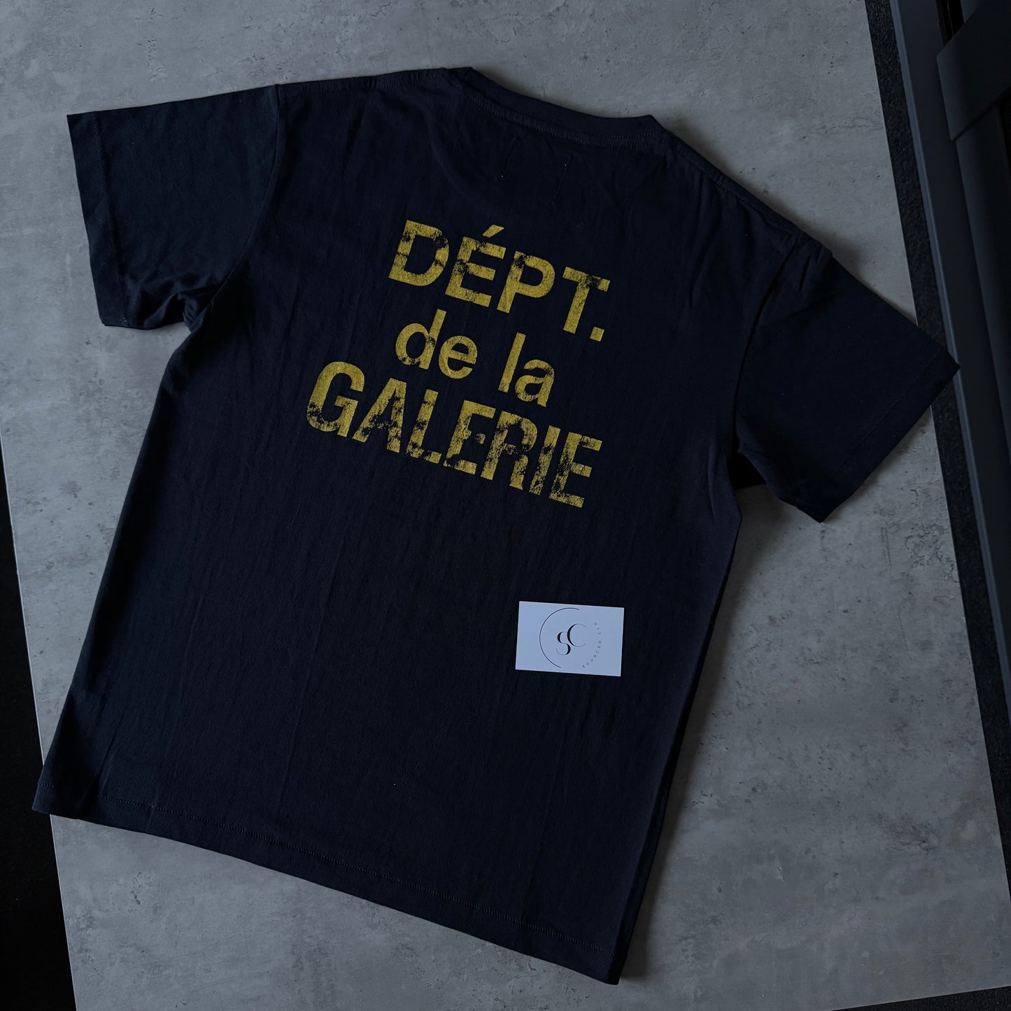 Gallery Dept Black Logo T Shirt