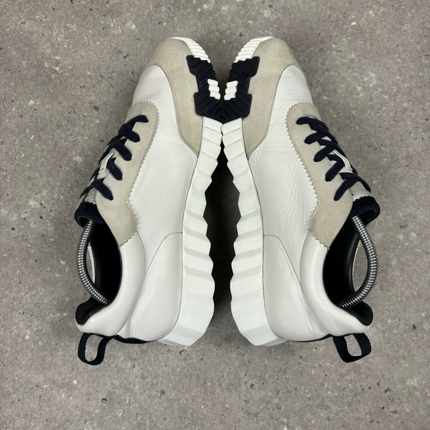 Hermes Bouncing Grey Trainers
