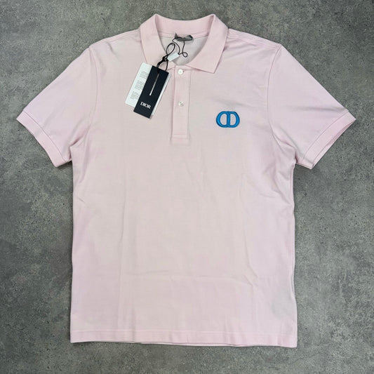 Dior Pink CD Icon Polo Shirt