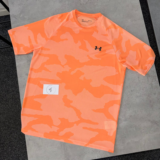 Under Armour Orange Camouflage T Shirt
