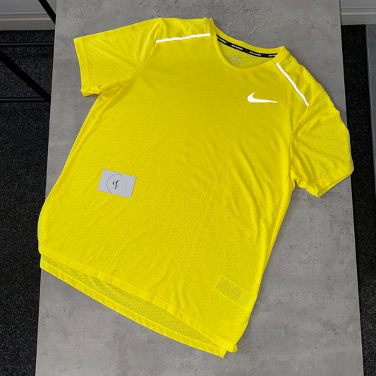 Nike Yellow Breathe 1.0 Miler T Shirt